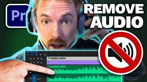 how to remove audio from premiere.